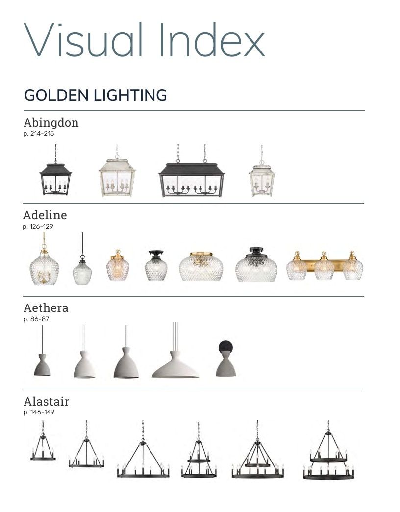 Golden Lighting Lighting Catalog Weekly Ad January 1 - December 31, 2026
