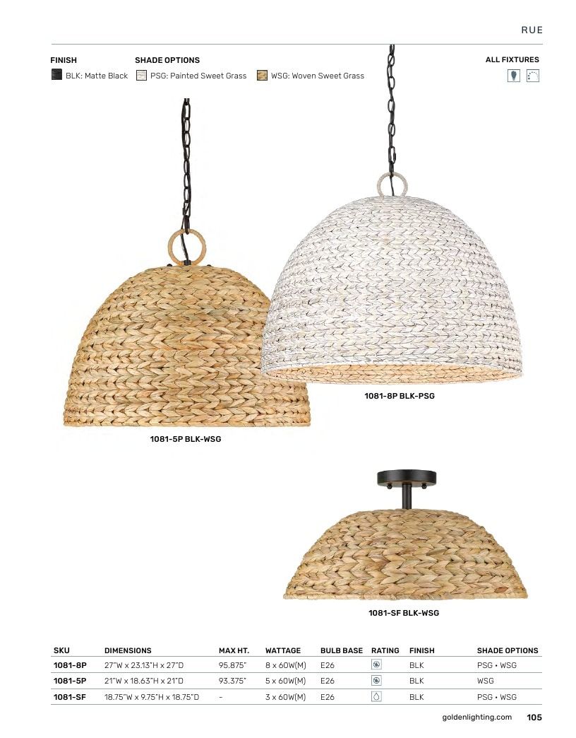 Golden Lighting Lighting Catalog Weekly Ad January 1 - December 31, 2026
