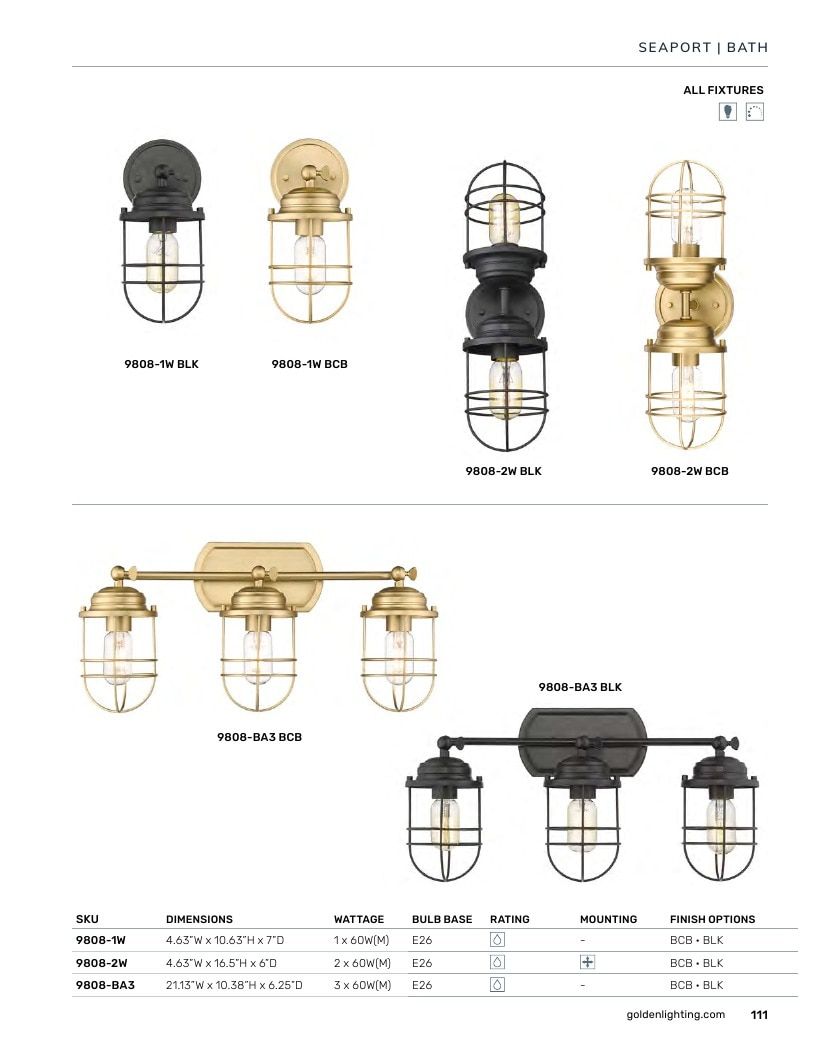 Golden Lighting Lighting Catalog Weekly Ad January 1 - December 31, 2026