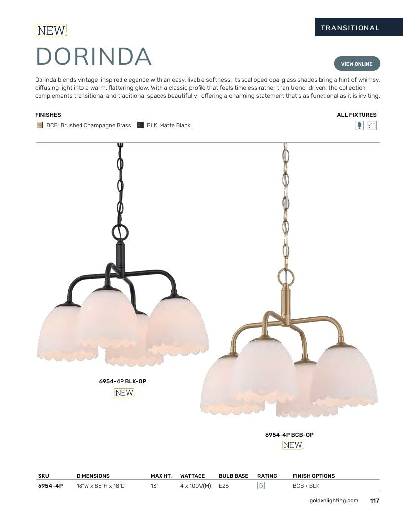 Golden Lighting Lighting Catalog Weekly Ad January 1 - December 31, 2026