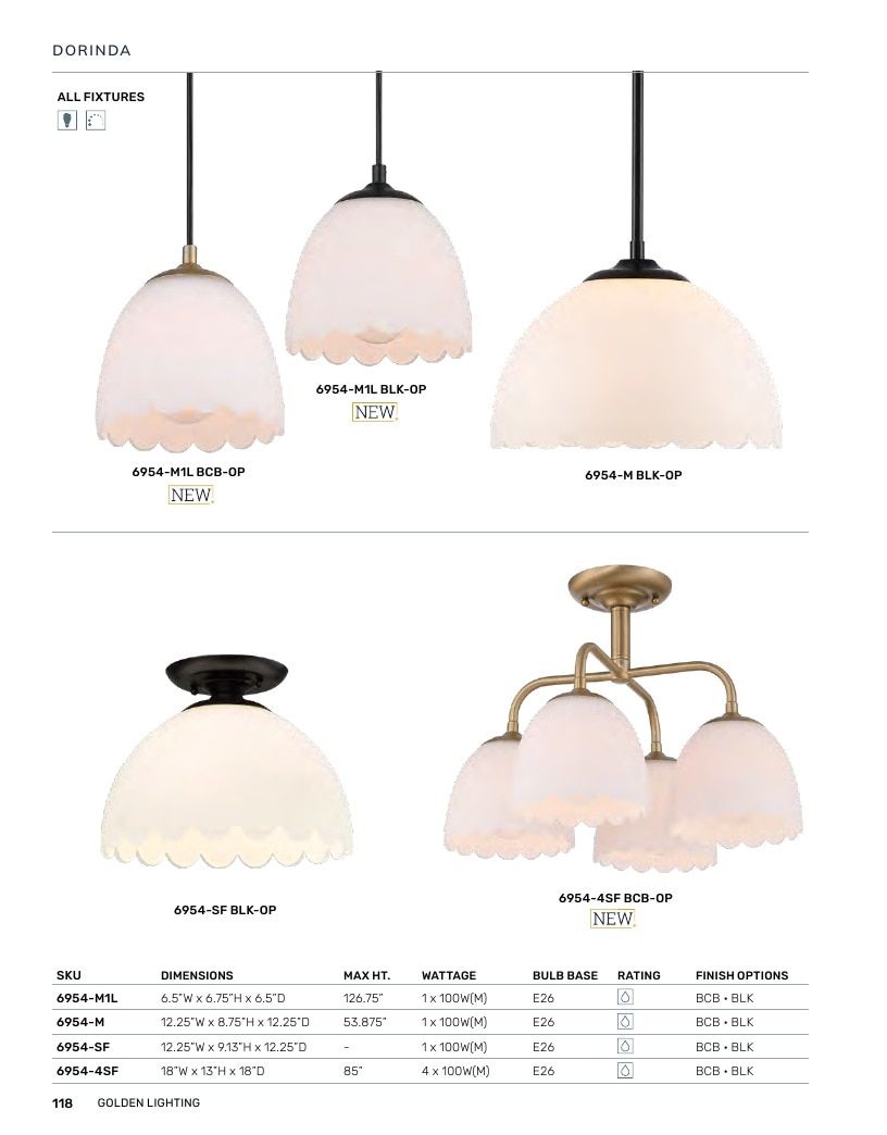 Golden Lighting Lighting Catalog Weekly Ad January 1 - December 31, 2026