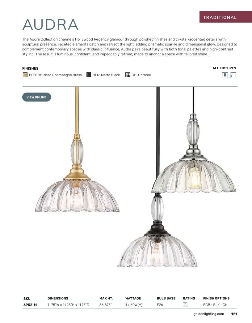 Golden Lighting Lighting Catalog Weekly Ad January 1 - December 31, 2026