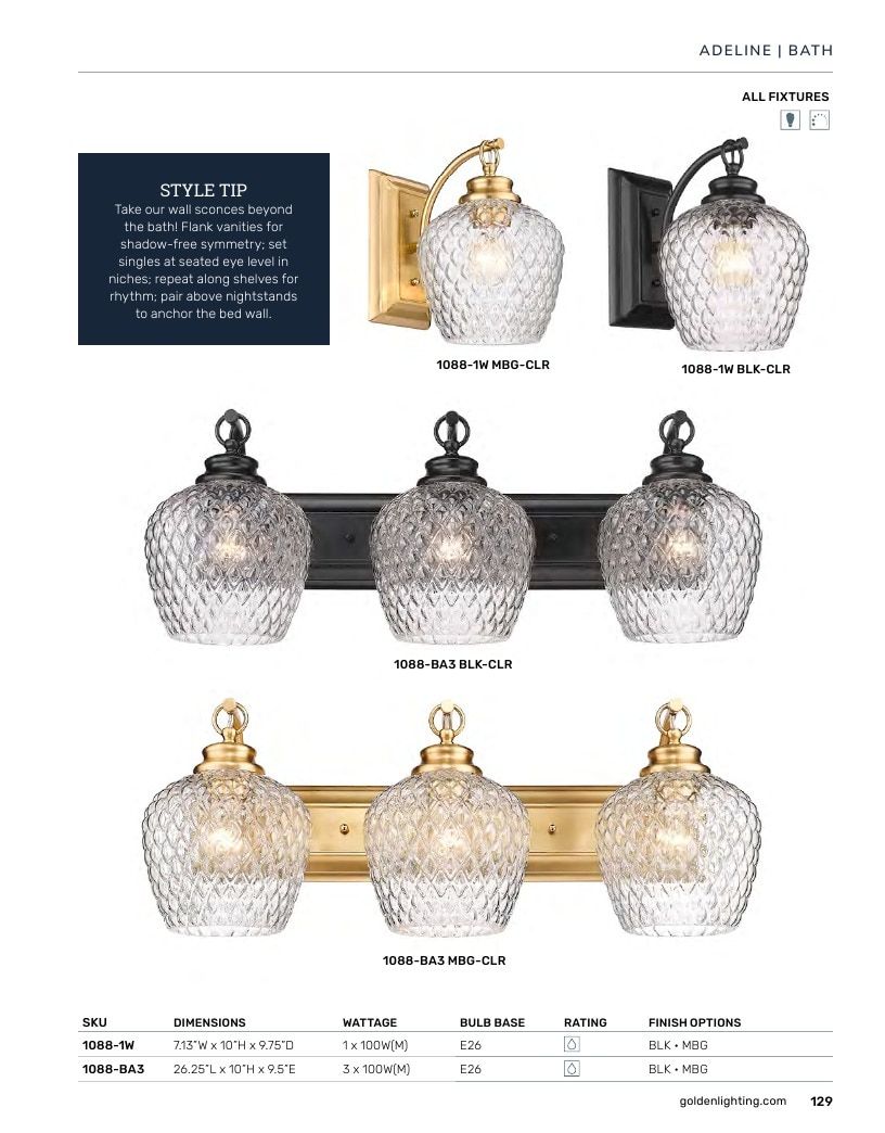 Golden Lighting Lighting Catalog Weekly Ad January 1 - December 31, 2026