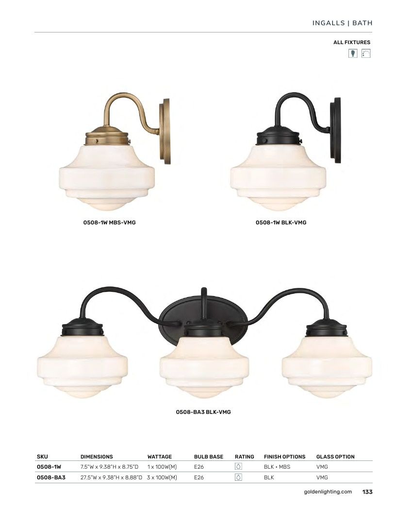 Golden Lighting Lighting Catalog Weekly Ad January 1 - December 31, 2026