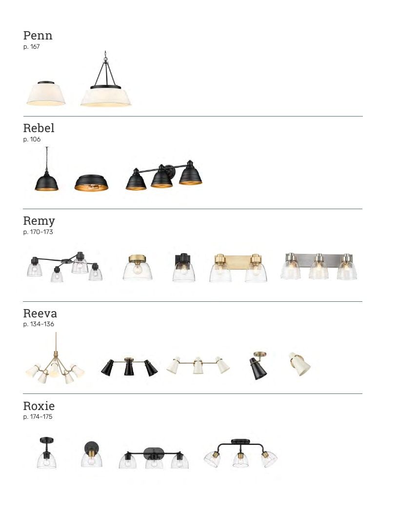 Golden Lighting Lighting Catalog Weekly Ad January 1 - December 31, 2026