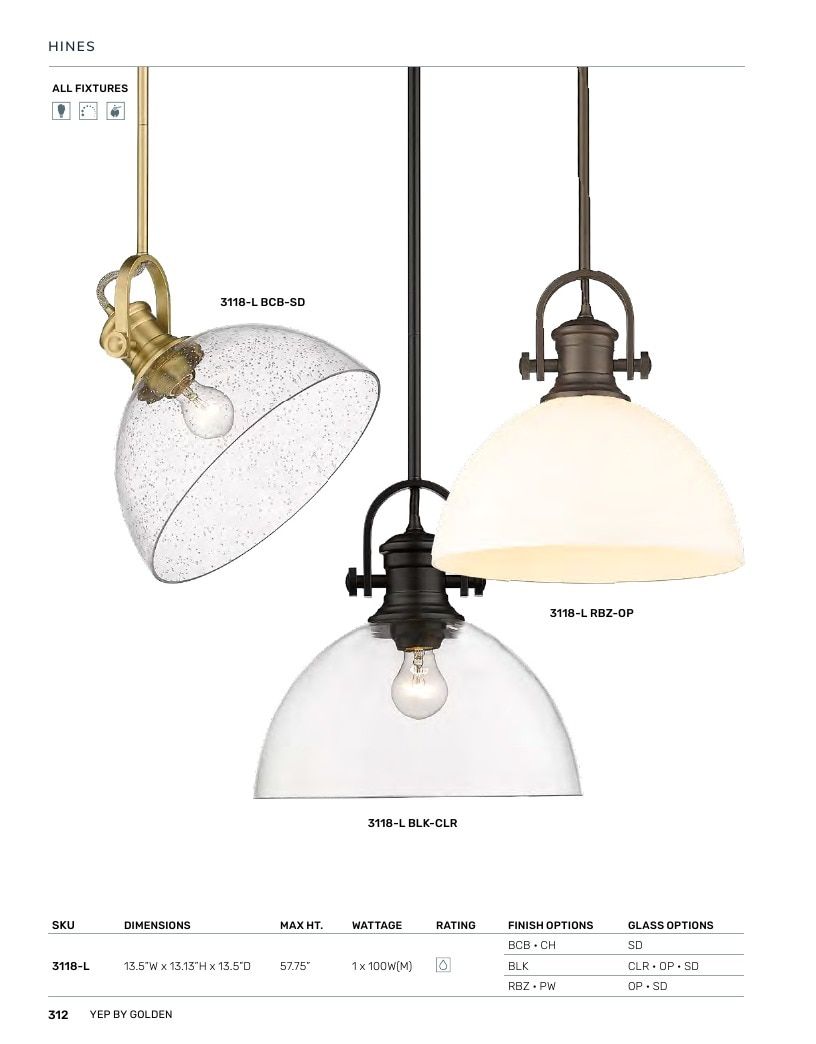 Golden Lighting Lighting Catalog Weekly Ad January 1 - December 31, 2026