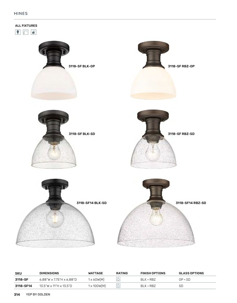 Golden Lighting Lighting Catalog Weekly Ad January 1 - December 31, 2026