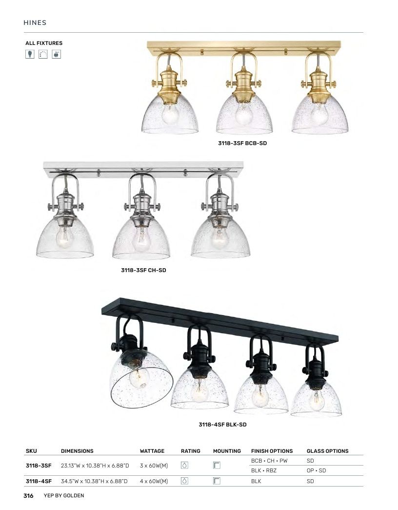 Golden Lighting Lighting Catalog Weekly Ad January 1 - December 31, 2026