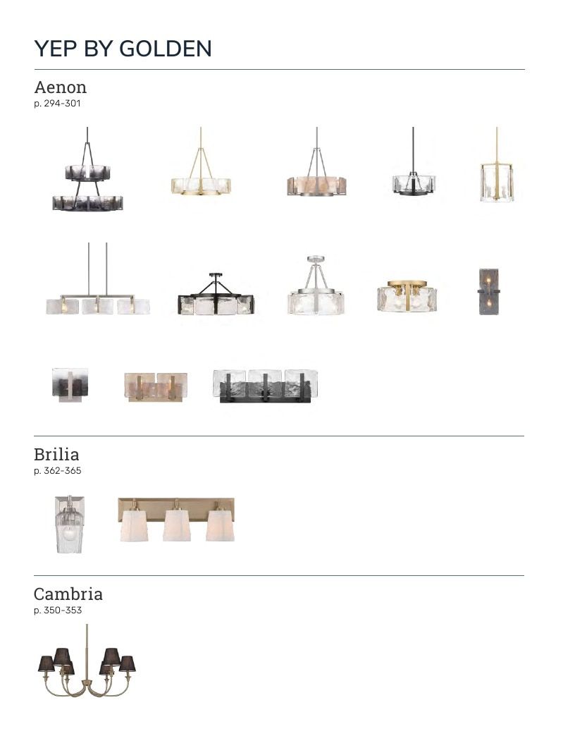 Golden Lighting Lighting Catalog Weekly Ad January 1 - December 31, 2026