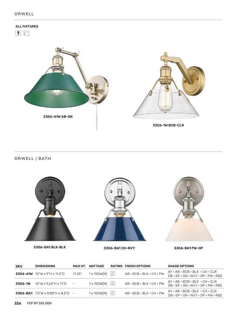Golden Lighting Lighting Catalog Weekly Ad January 1 - December 31, 2026