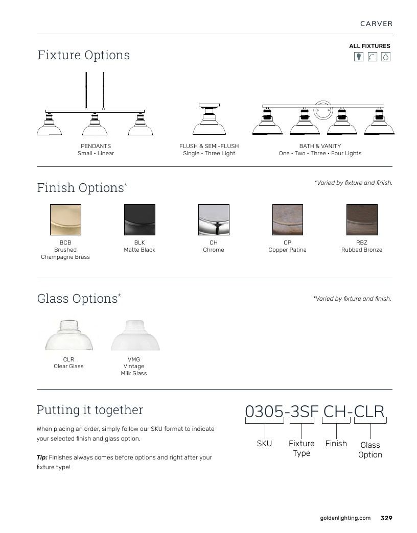 Golden Lighting Lighting Catalog Weekly Ad January 1 - December 31, 2026