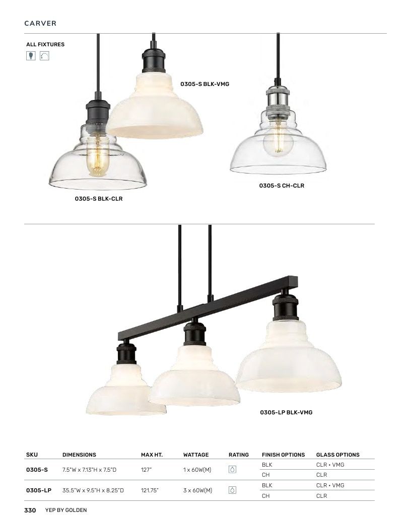 Golden Lighting Lighting Catalog Weekly Ad January 1 - December 31, 2026