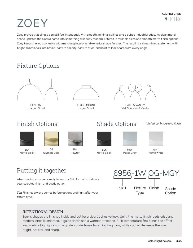 Golden Lighting Lighting Catalog Weekly Ad January 1 - December 31, 2026