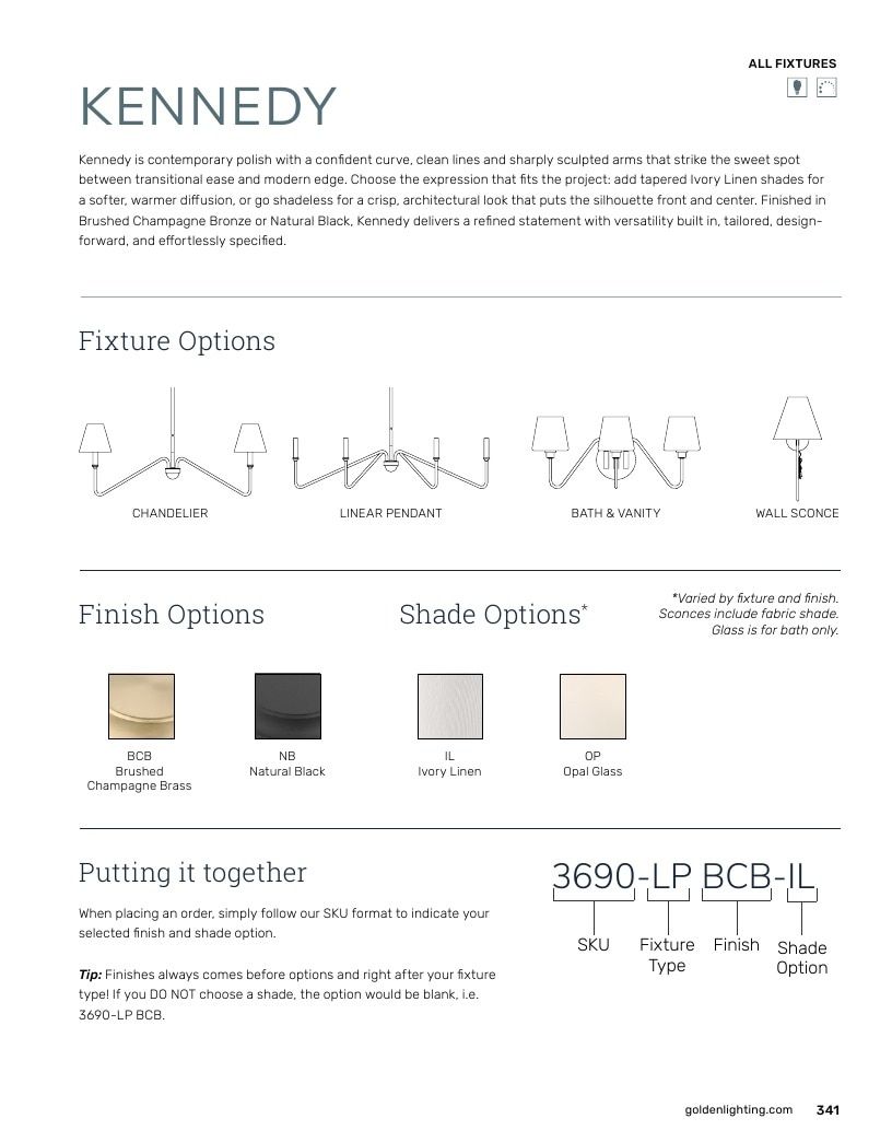 Golden Lighting Lighting Catalog Weekly Ad January 1 - December 31, 2026