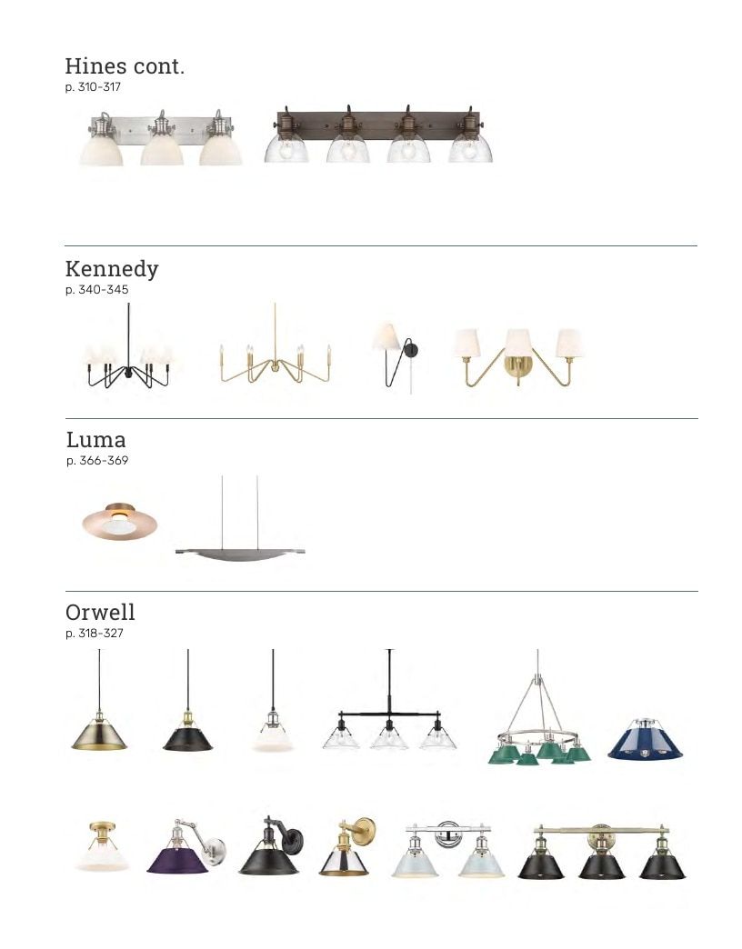 Golden Lighting Lighting Catalog Weekly Ad January 1 - December 31, 2026
