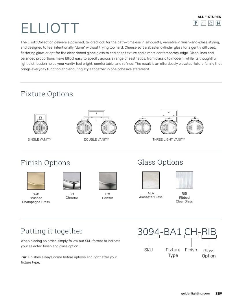 Golden Lighting Lighting Catalog Weekly Ad January 1 - December 31, 2026