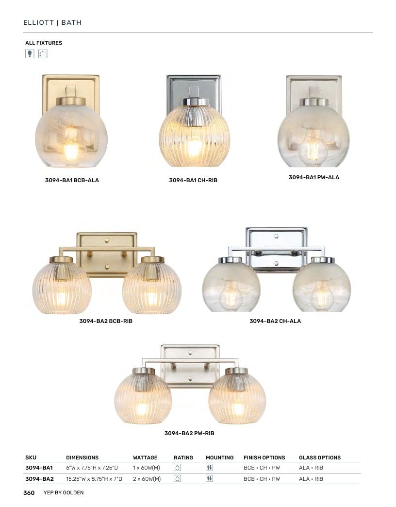 Golden Lighting Lighting Catalog Weekly Ad January 1 - December 31, 2026
