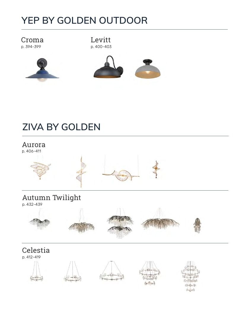 Golden Lighting Lighting Catalog Weekly Ad January 1 - December 31, 2026