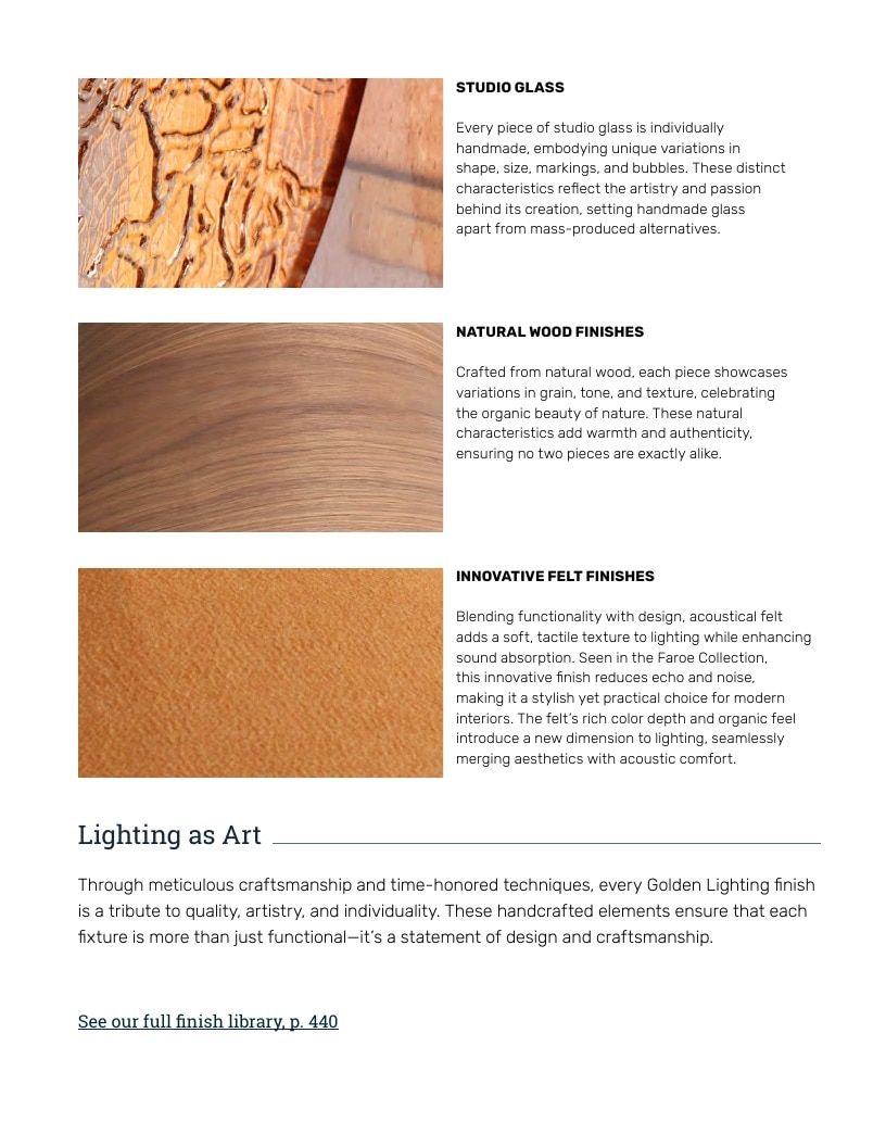 Golden Lighting Lighting Catalog Weekly Ad January 1 - December 31, 2026