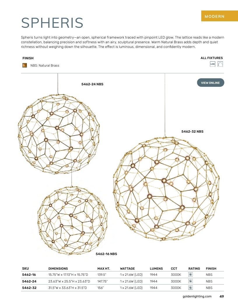 Golden Lighting Lighting Catalog Weekly Ad January 1 - December 31, 2026
