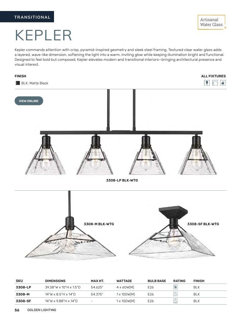 Golden Lighting Lighting Catalog Weekly Ad January 1 - December 31, 2026