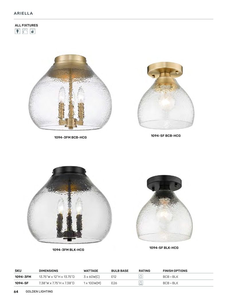 Golden Lighting Lighting Catalog Weekly Ad January 1 - December 31, 2026