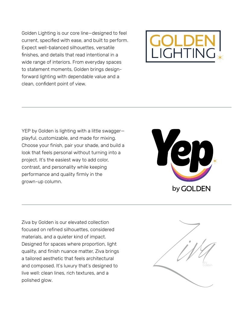 Golden Lighting Lighting Catalog Weekly Ad January 1 - December 31, 2026