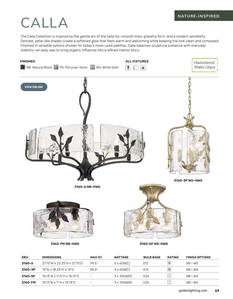 Golden Lighting Lighting Catalog Weekly Ad January 1 - December 31, 2026