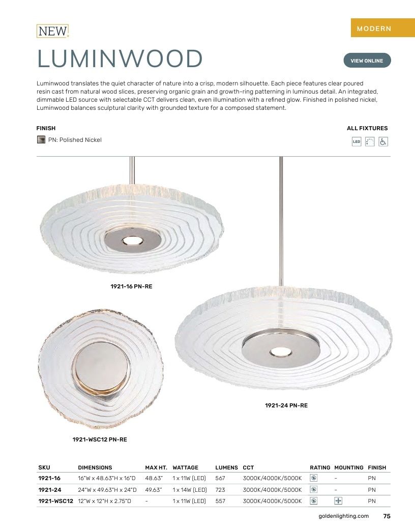 Golden Lighting Lighting Catalog Weekly Ad January 1 - December 31, 2026