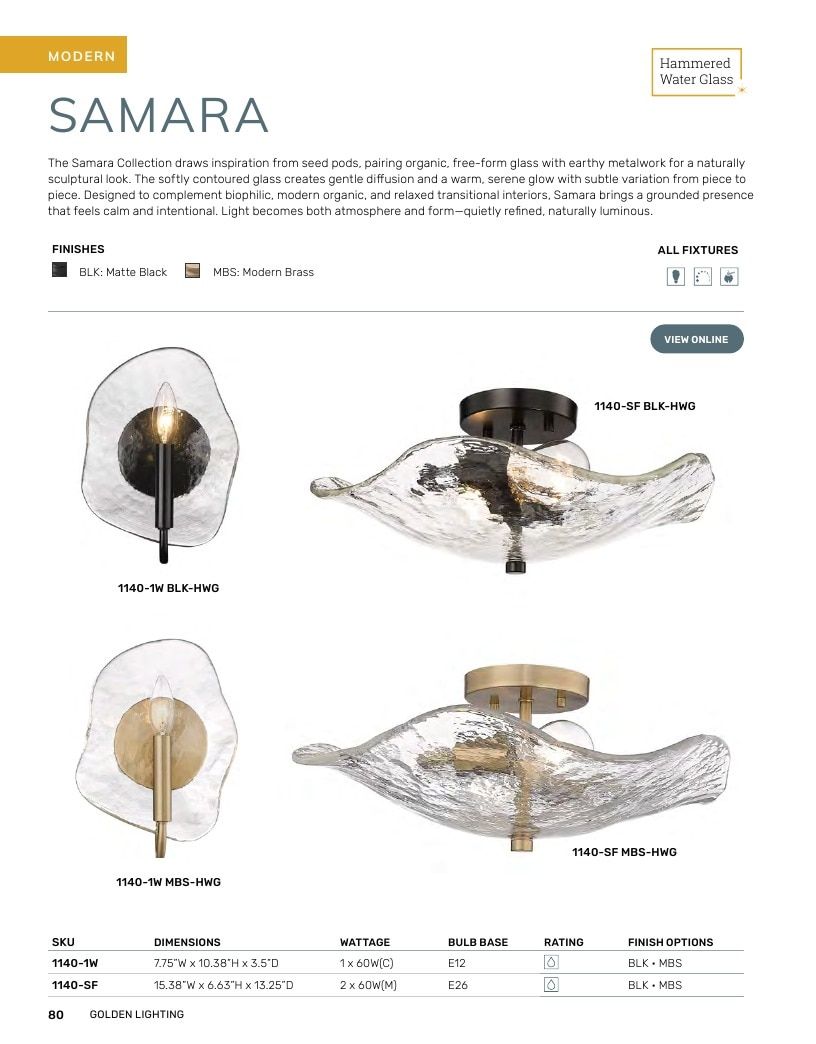 Golden Lighting Lighting Catalog Weekly Ad January 1 - December 31, 2026
