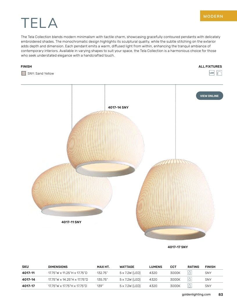 Golden Lighting Lighting Catalog Weekly Ad January 1 - December 31, 2026