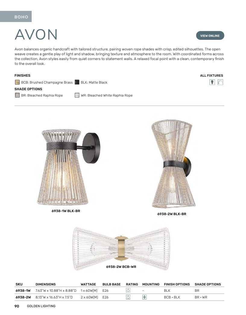 Golden Lighting Lighting Catalog Weekly Ad January 1 - December 31, 2026