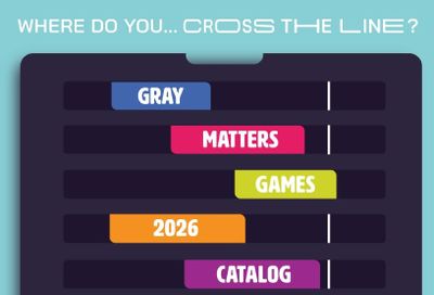 Gray Matters Games Annual Games Catalog Weekly Ad January 1 - December 31, 2026