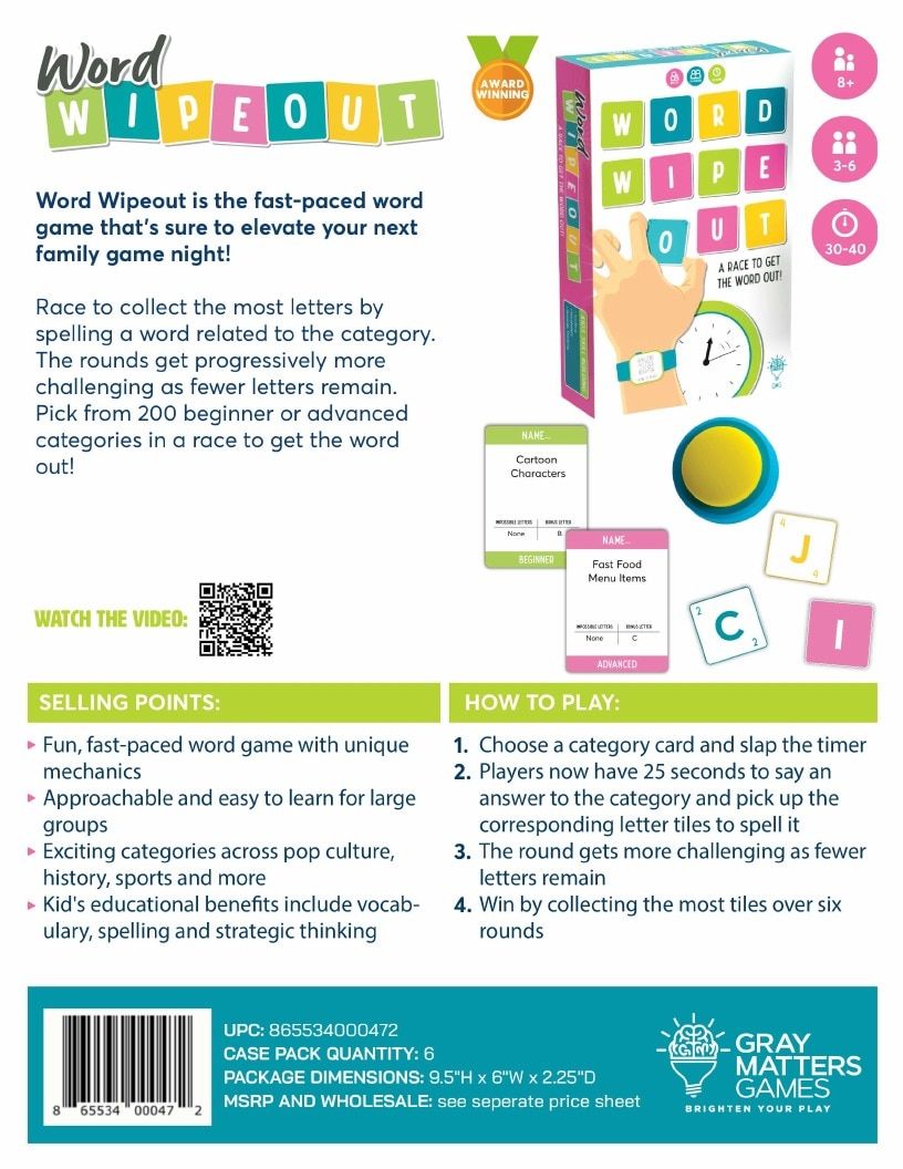 Gray Matters Games Annual Games Catalog Weekly Ad January 1 - December 31, 2026