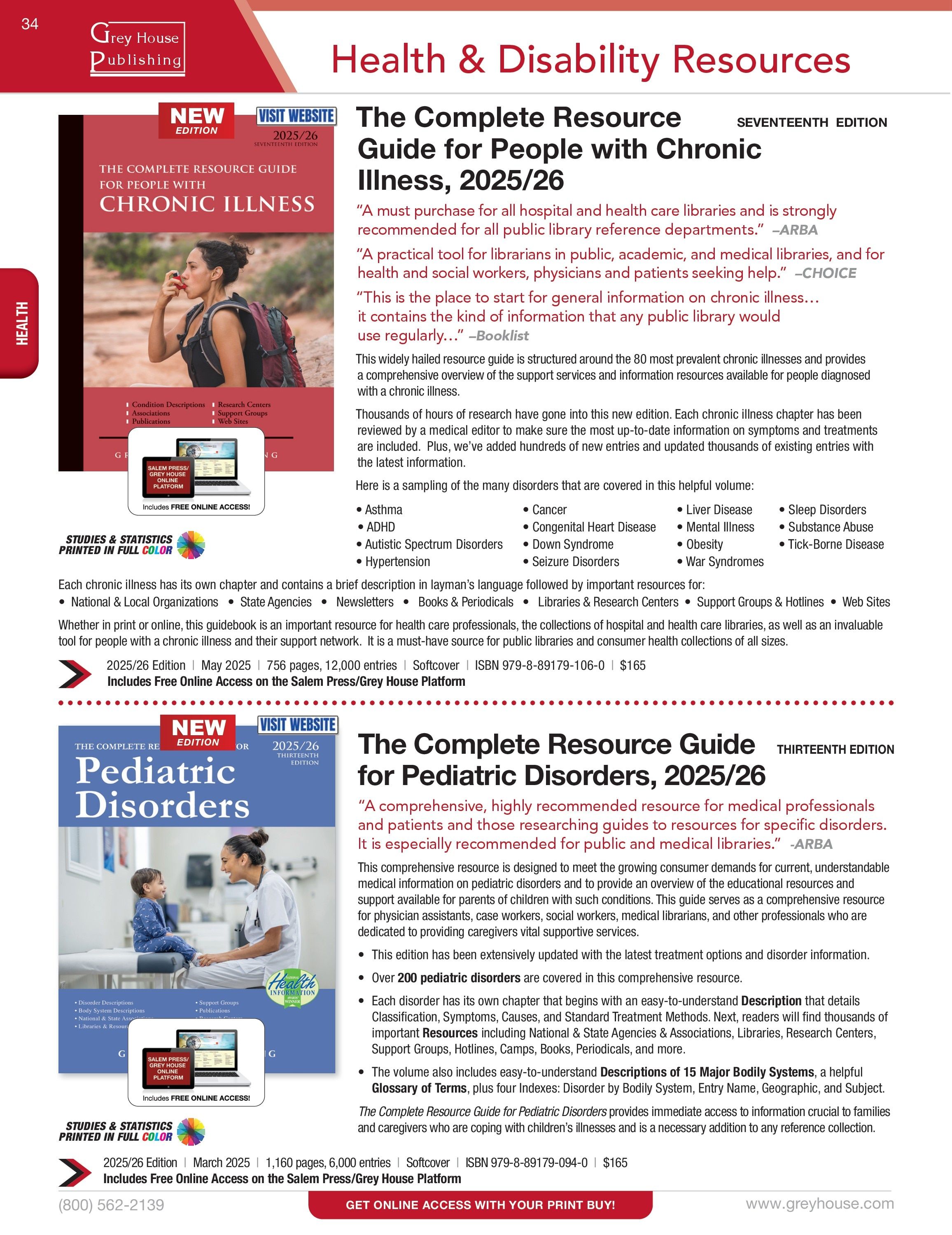 Grey House Publishing Publishing Catalog Weekly Ad January 1 - December 31, 2026