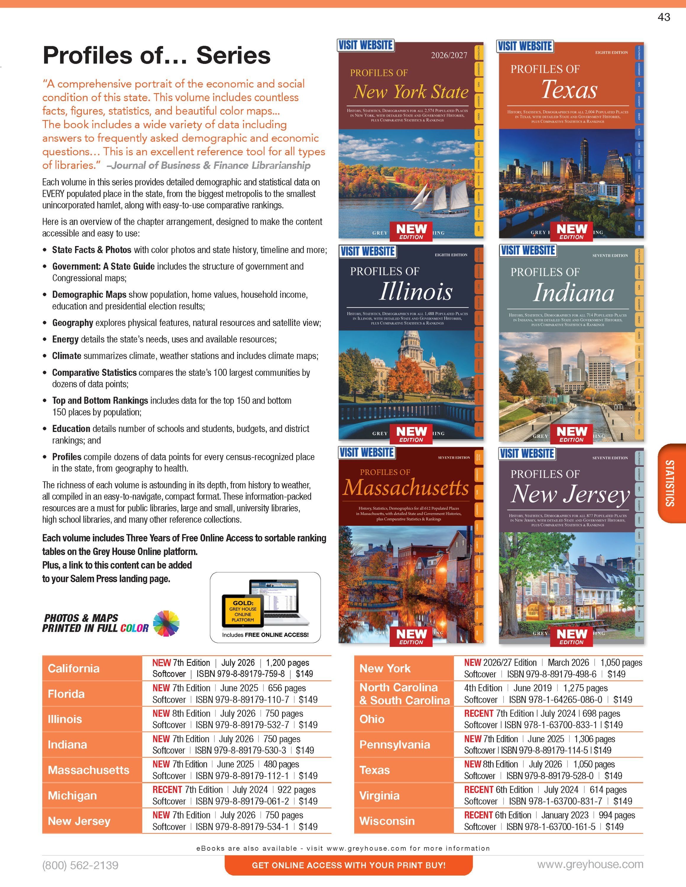 Grey House Publishing Publishing Catalog Weekly Ad January 1 - December 31, 2026
