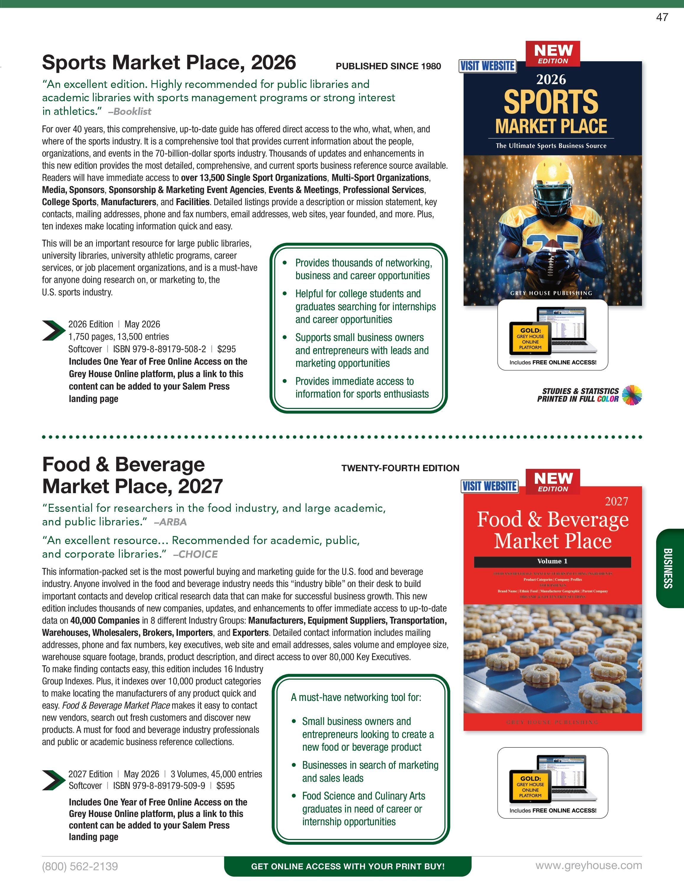 Grey House Publishing Publishing Catalog Weekly Ad January 1 - December 31, 2026