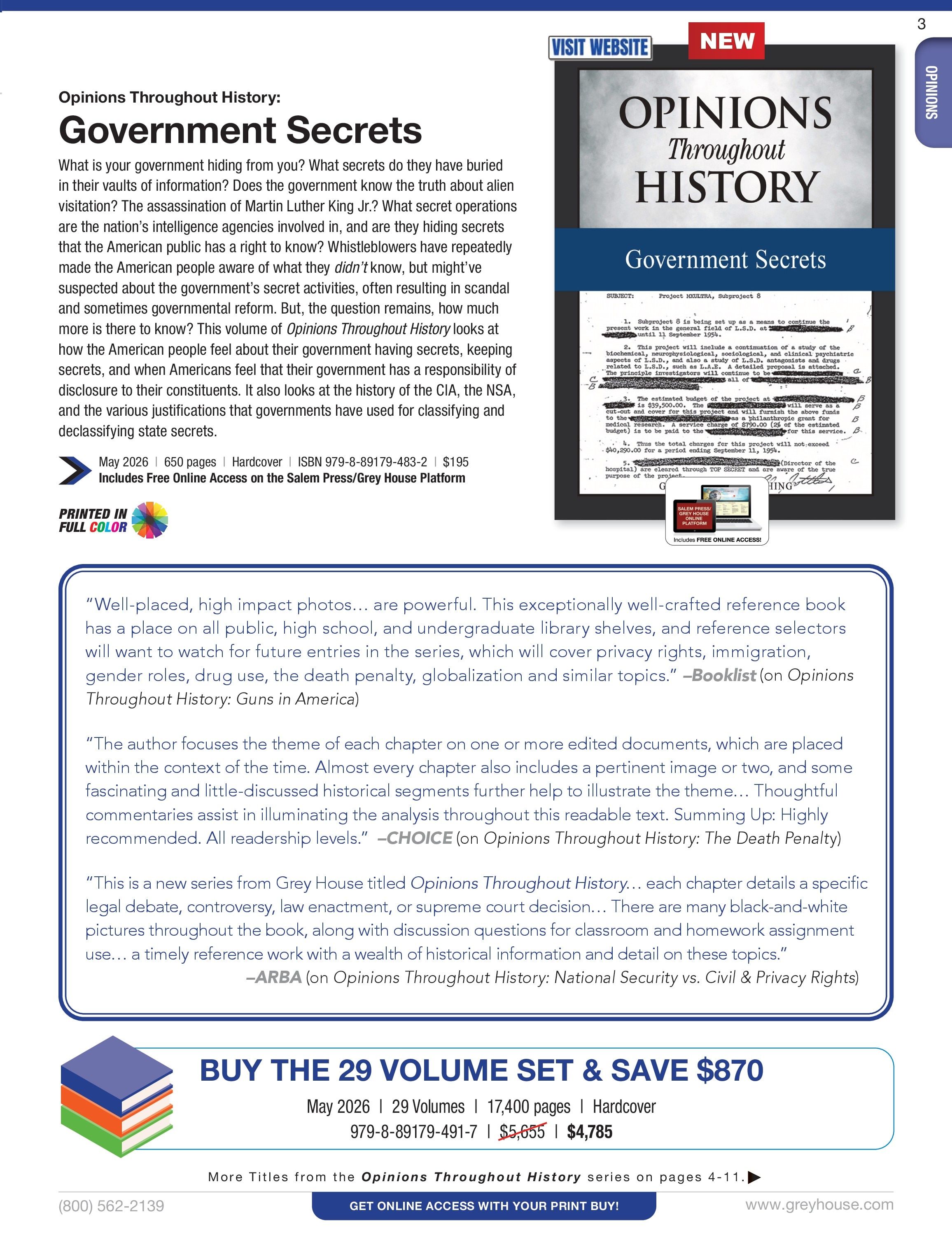 Grey House Publishing Publishing Catalog Weekly Ad January 1 - December 31, 2026