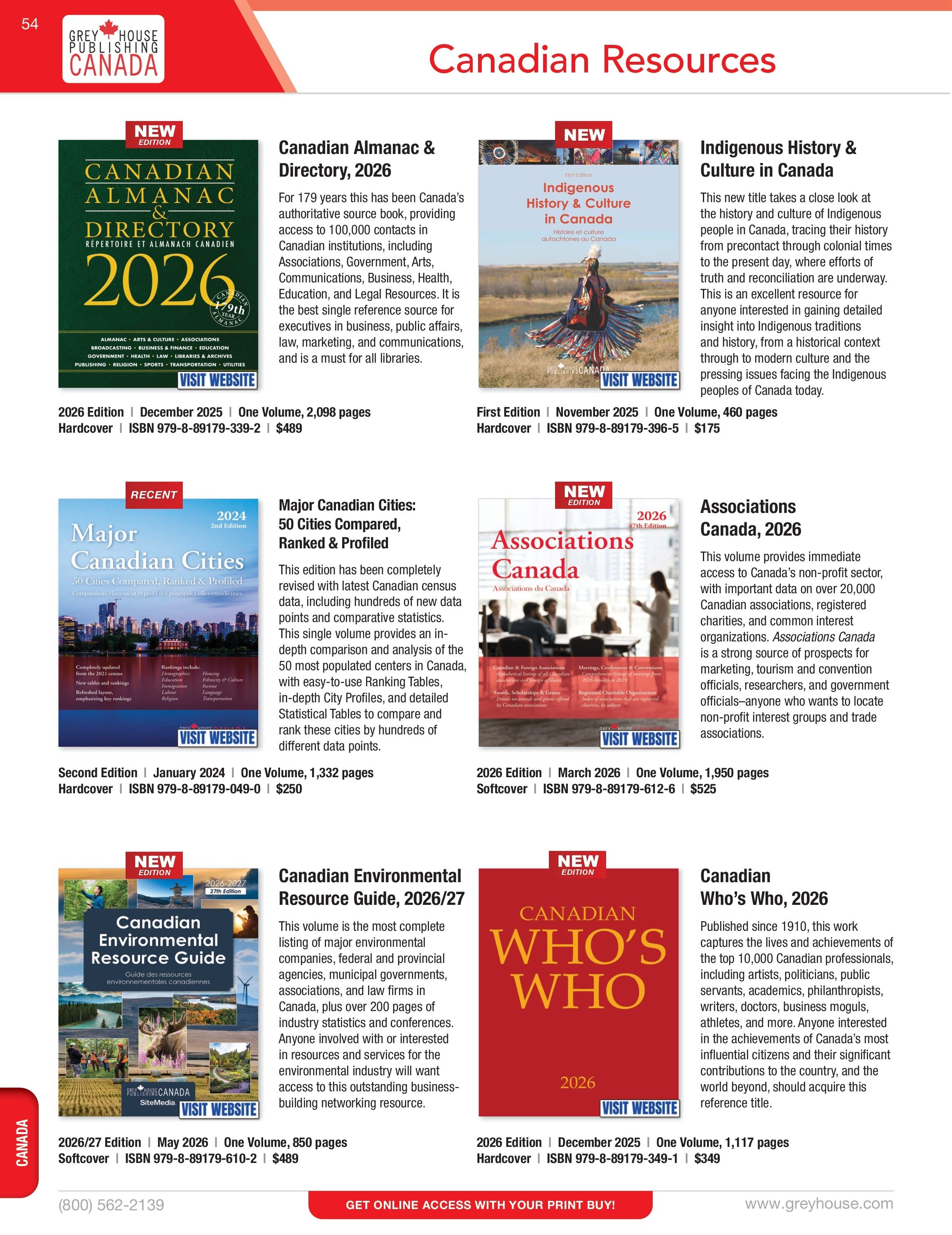 Grey House Publishing Publishing Catalog Weekly Ad January 1 - December 31, 2026