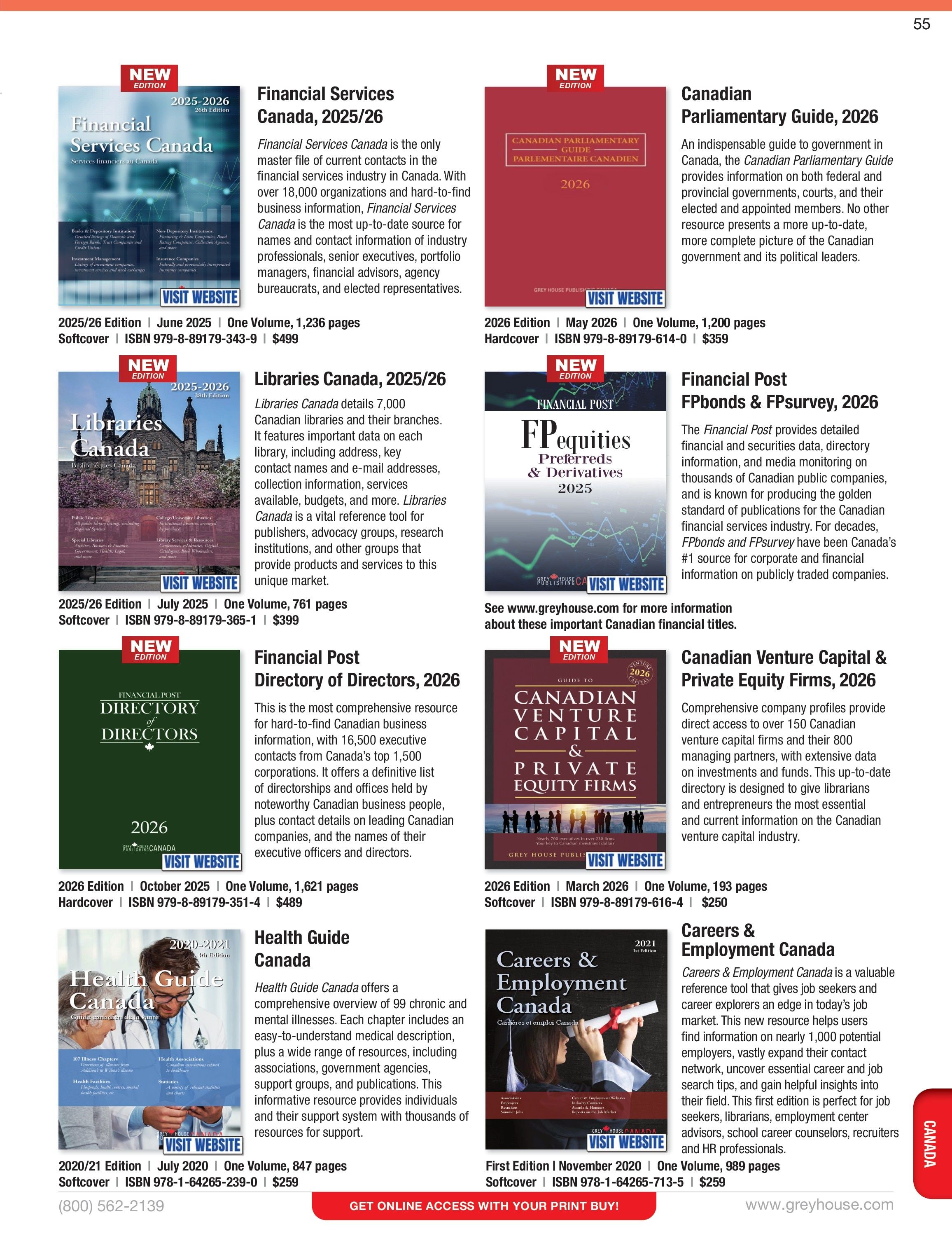 Grey House Publishing Publishing Catalog Weekly Ad January 1 - December 31, 2026