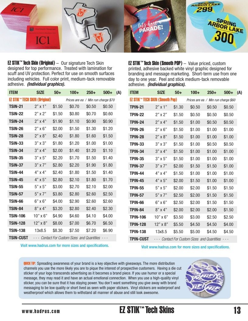 Hadrus Vinyl Graphics Vinyl Graphics Catalog Weekly Ad January 1 - December 31, 2026