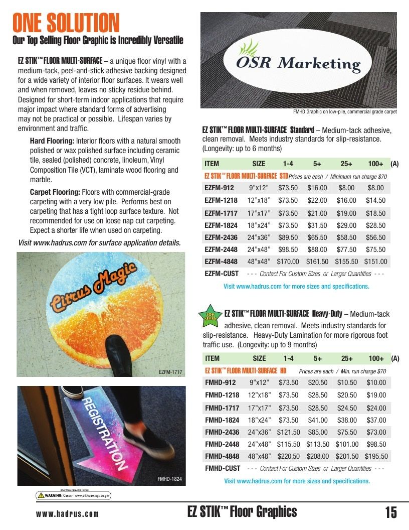 Hadrus Vinyl Graphics Vinyl Graphics Catalog Weekly Ad January 1 - December 31, 2026