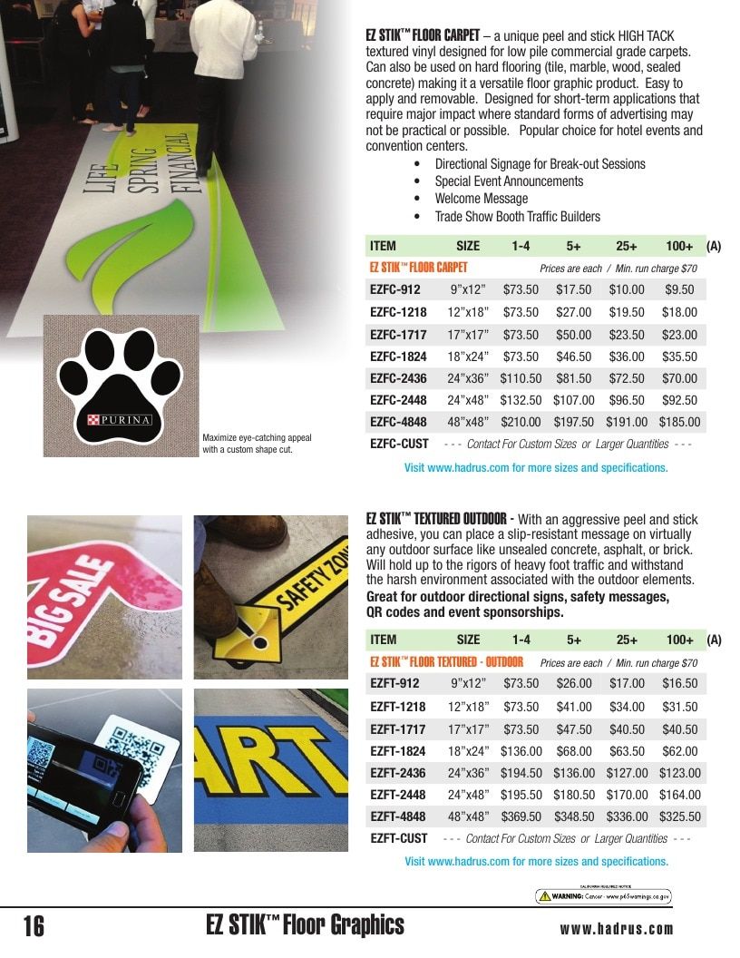 Hadrus Vinyl Graphics Vinyl Graphics Catalog Weekly Ad January 1 - December 31, 2026