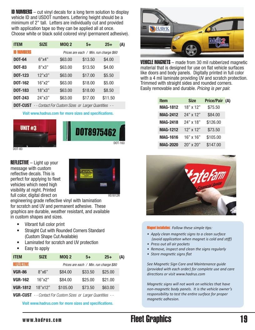 Hadrus Vinyl Graphics Vinyl Graphics Catalog Weekly Ad January 1 - December 31, 2026