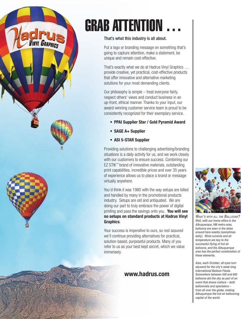 Hadrus Vinyl Graphics Vinyl Graphics Catalog Weekly Ad January 1 - December 31, 2026