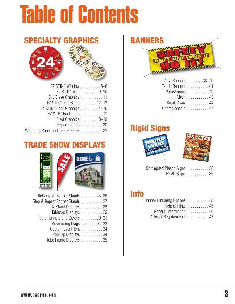 Hadrus Vinyl Graphics Vinyl Graphics Catalog Weekly Ad January 1 - December 31, 2026