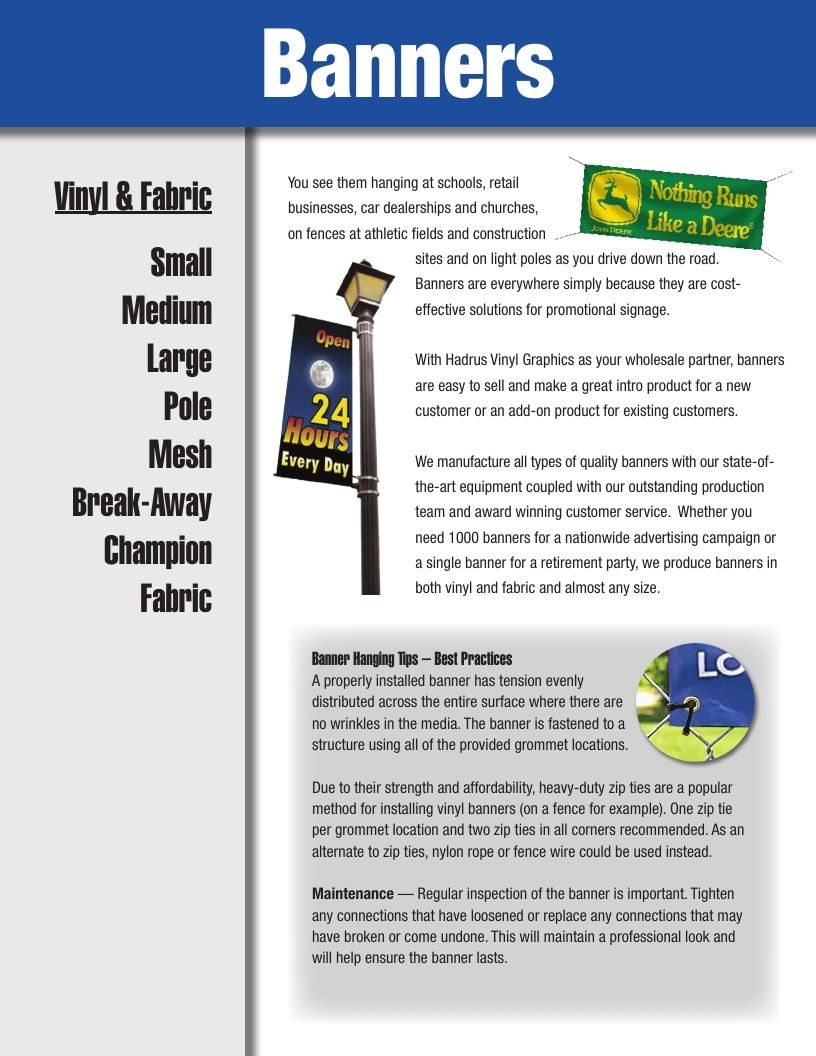 Hadrus Vinyl Graphics Vinyl Graphics Catalog Weekly Ad January 1 - December 31, 2026