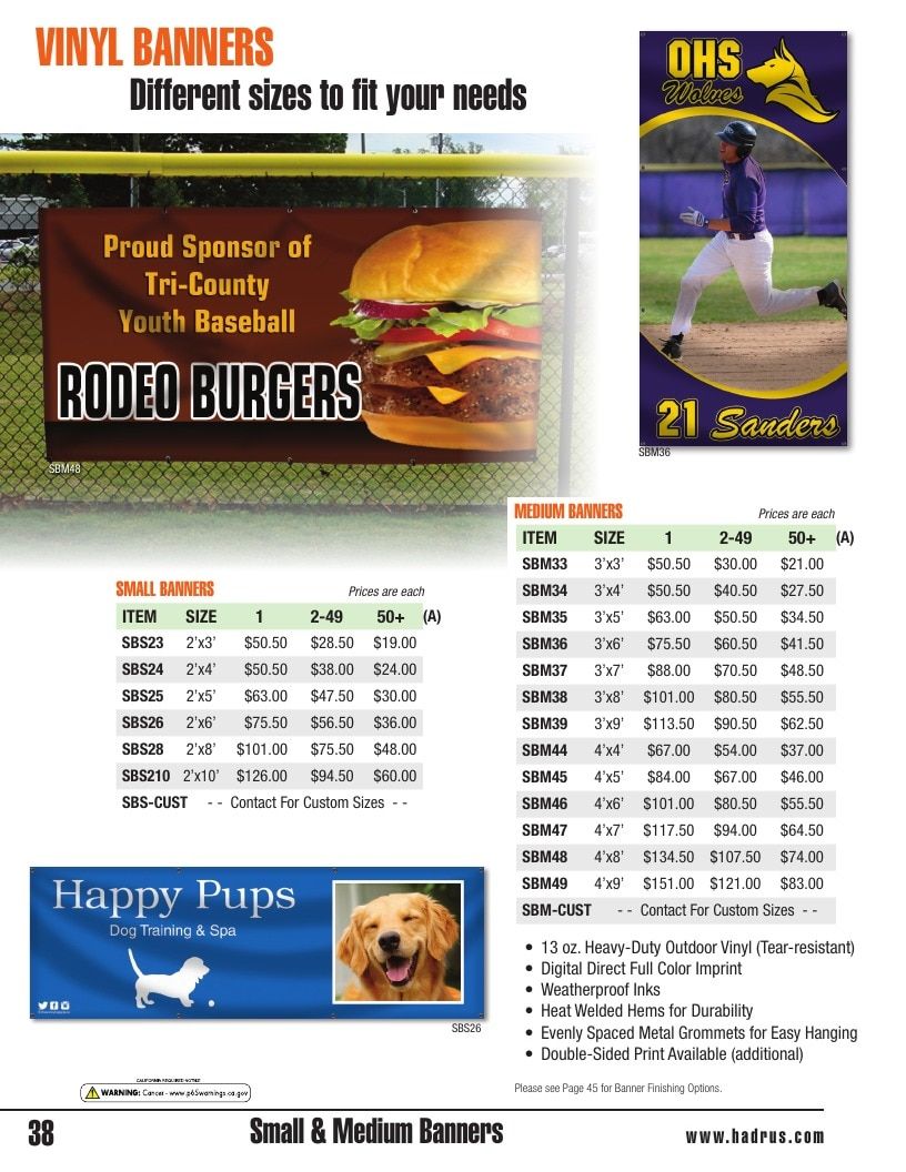 Hadrus Vinyl Graphics Vinyl Graphics Catalog Weekly Ad January 1 - December 31, 2026