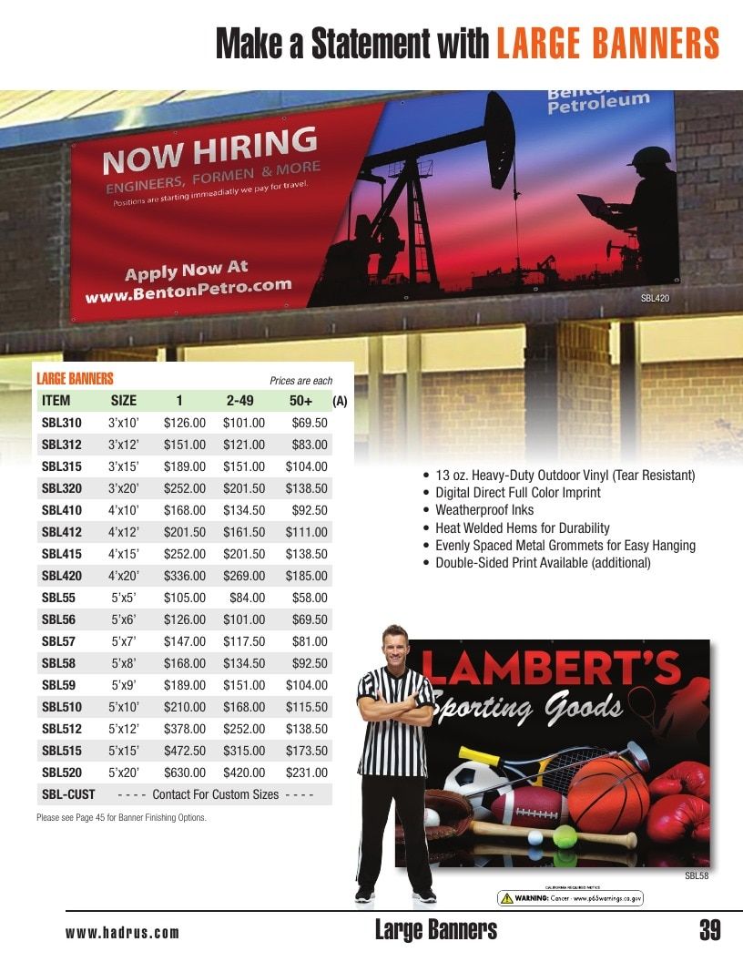 Hadrus Vinyl Graphics Vinyl Graphics Catalog Weekly Ad January 1 - December 31, 2026