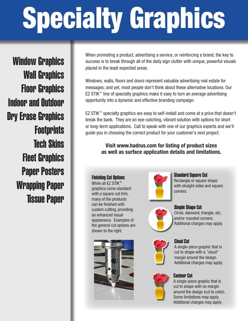 Hadrus Vinyl Graphics Vinyl Graphics Catalog Weekly Ad January 1 - December 31, 2026